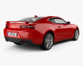Chevrolet Camaro SS coupe 2019 3d model back view