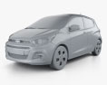 Chevrolet Spark 2019 3D 모델  clay render