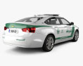 Chevrolet Impala Polizei Dubai 2017 3D-Modell Rückansicht