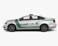 Chevrolet Impala Policía Dubai 2017 Modelo 3D vista lateral