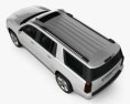Chevrolet Suburban LTZ 2017 Modello 3D vista dall'alto