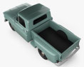 Chevrolet C10 (K10) 1963 3D模型 顶视图