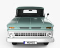 Chevrolet C10 (K10) 1963 3D模型 正面图