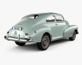 Chevrolet Fleetline 2ドア Aero セダン 1948 3Dモデル 後ろ姿