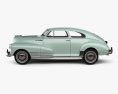 Chevrolet Fleetline 2ドア Aero セダン 1948 3Dモデル side view