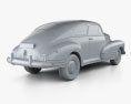 Chevrolet Fleetline двухдверный Aero Седан 1948 3D модель