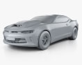 Chevrolet Camaro COPO 2017 3D模型 clay render