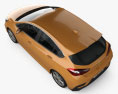 Chevrolet Cruze Fließheck RS 2020 3D-Modell Draufsicht