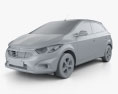 Chevrolet Onix 2019 3D модель clay render