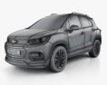Chevrolet Trax 2016 3D-Modell wire render