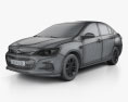 Chevrolet Cavalier 2019 3d model wire render
