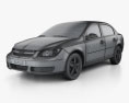 Chevrolet Cobalt LT 2010 3Dモデル wire render