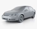 Chevrolet Cobalt LT 2010 3D-Modell clay render