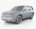 Chevrolet TrailBlazer SS 2009 Modello 3D clay render