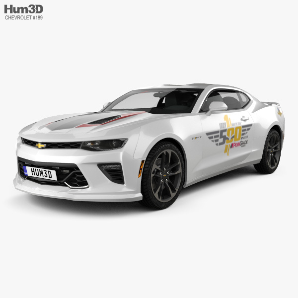 Chevrolet Camaro SS Indy 500 Pace Car 2017 3D model