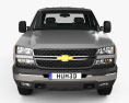 Chevrolet Silverado 2500 Crew Cab Long bed 2007 3Dモデル front view