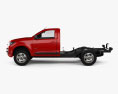 Chevrolet Colorado S-10 Regular Cab Chassis 2019 3D 모델  side view
