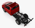 Chevrolet Colorado S-10 Regular Cab Chassis 2019 3D模型 顶视图