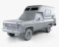 Chevrolet Blazer Chalet 1976 3D模型 clay render