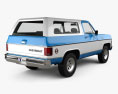 Chevrolet K5 Blazer 1976 3Dモデル 後ろ姿
