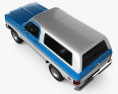 Chevrolet K5 Blazer 1976 3D-Modell Draufsicht