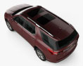 Chevrolet Traverse 2020 Modello 3D vista dall'alto