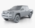 Chevrolet Colorado Crew Cab TH-spec 2012 Modello 3D clay render