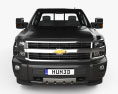 Chevrolet Silverado 3500HD Crew Cab Long Box High Country 2020 3D模型 正面图