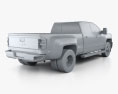 Chevrolet Silverado 3500HD Crew Cab Long Box High Country Dually Diesel 2020 3D модель