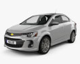 Chevrolet Sonic 세단 RS 2018 3D 모델 