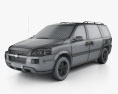 Chevrolet Uplander LS 2008 3Dモデル wire render