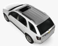 Chevrolet Equinox LT1 2008 3D模型 顶视图