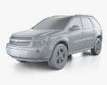 Chevrolet Equinox LT1 2008 3D-Modell clay render