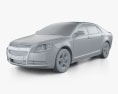 Chevrolet Malibu LT 2011 3D модель clay render