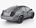 Chevrolet Sonic LT Sedán 2018 Modelo 3D
