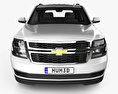 Chevrolet Tahoe LT 2017 3D模型 正面图