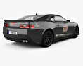 Chevrolet Camaro Z28 Pace Car 쿠페 2015 3D 모델  back view