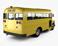Chevrolet 4500 Шкільний автобус 1956 3D модель back view