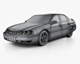 Chevrolet Impala SS 2005 3D模型 wire render