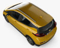 Chevrolet Bolt EV з детальним інтер'єром 2020 3D модель top view