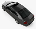 Chevrolet Caprice Royale с детальным интерьером 2017 3D модель top view