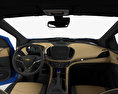 Chevrolet Volt con interior 2018 Modelo 3D dashboard