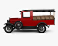 Chevrolet Independence Canopy Express 1931 3D-Modell Seitenansicht