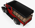 Chevrolet Independence Canopy Express 1931 3D模型 顶视图