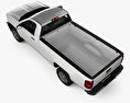 Chevrolet Silverado 2500HD Regular Cab Long Box WT 2020 3D-Modell Draufsicht