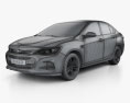 Chevrolet Cavalier LT 2019 3D-Modell wire render