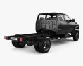 Chevrolet Silverado 4500HD Crew Cab Chassis 2020 3D 모델  back view