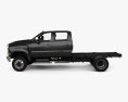 Chevrolet Silverado 4500HD Crew Cab Chassis 2020 3D 모델  side view
