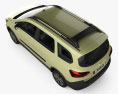 Chevrolet Spin Active 2021 3D-Modell Draufsicht