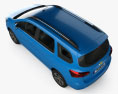 Chevrolet Spin LTZ 2021 3D 모델  top view